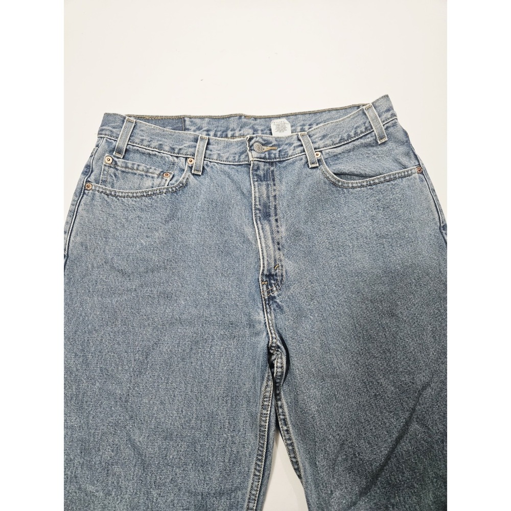 Vintage Levis 550 Jeans Size 36x30 Relaxed Fit Denim Blue Jeans Medium Wash - Picture 4 of 9